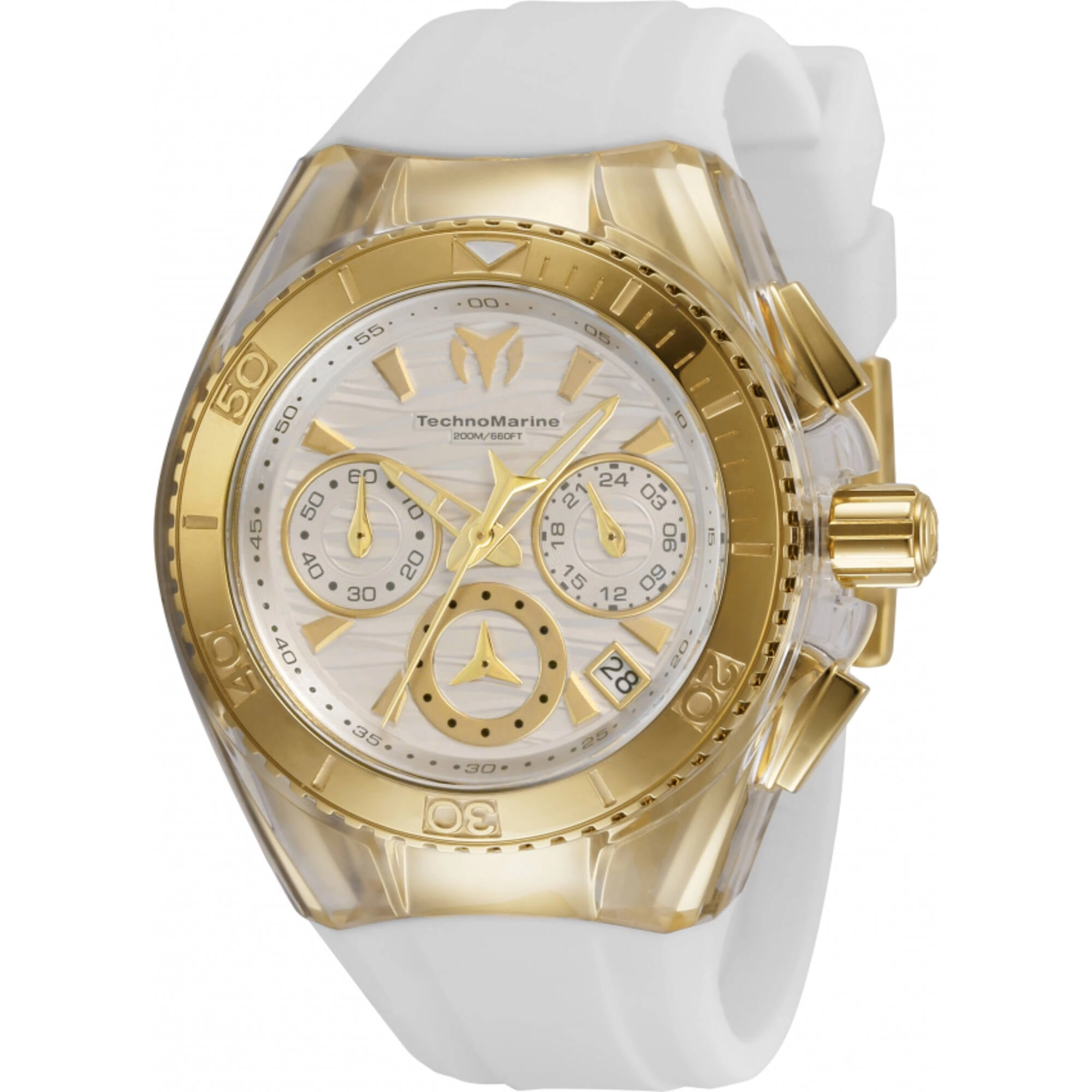 Technomarine Women's Watch - Cruise Star Chronograph Silver Tone Dial | TM-120035