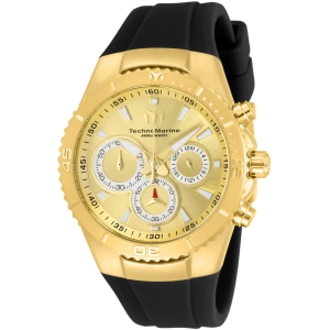 Technomarine Women's Watch - Manta Sea Chronograph Gold and Silver Dial | TM-218035