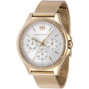 Technomarine Women's Watch - MoonSun Day-Date Yellow Gold Mesh Bracelet | TM-822051