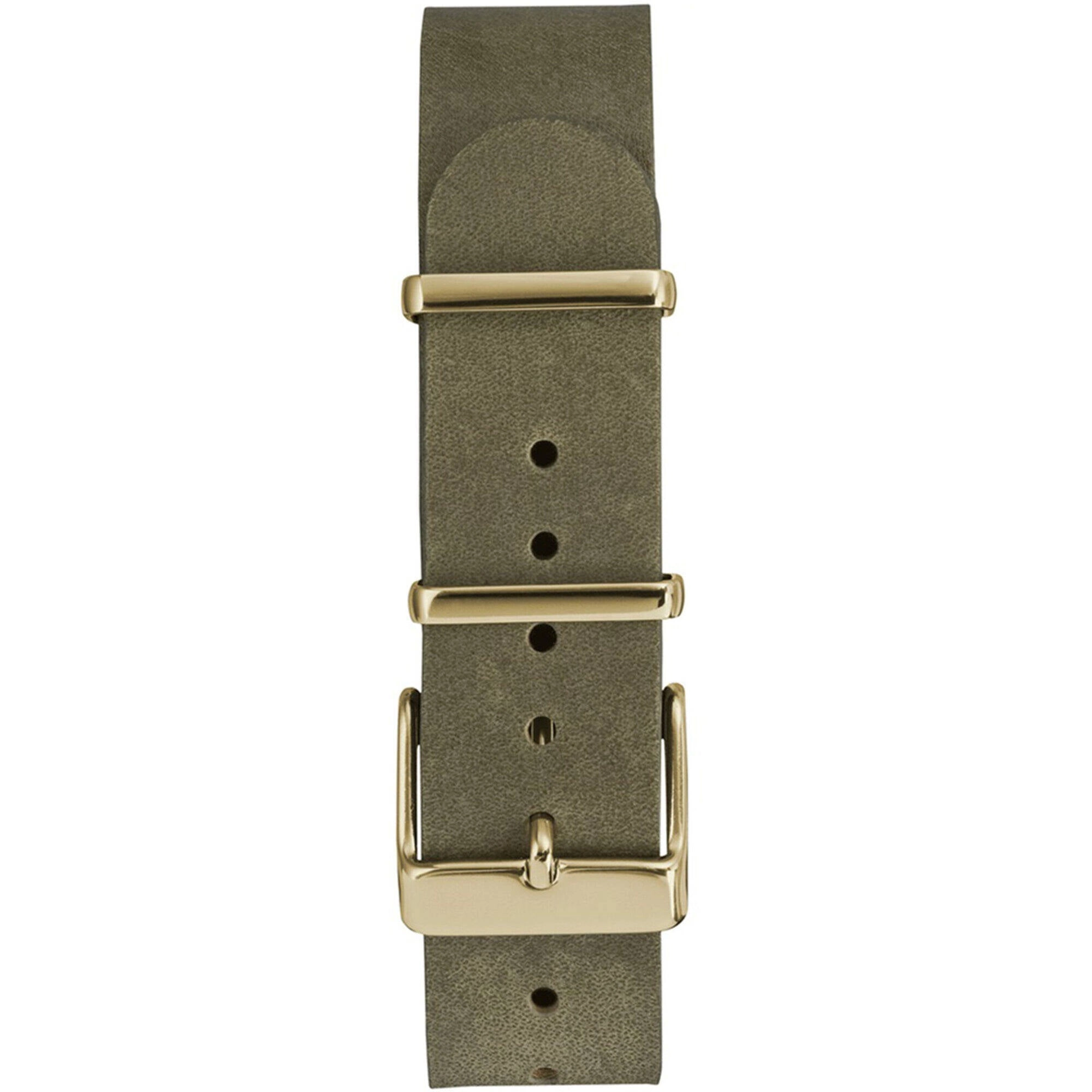 Timex Women's Watch - Fairfield Quartz Cream Dial Green Leather Strap | TW2P98500