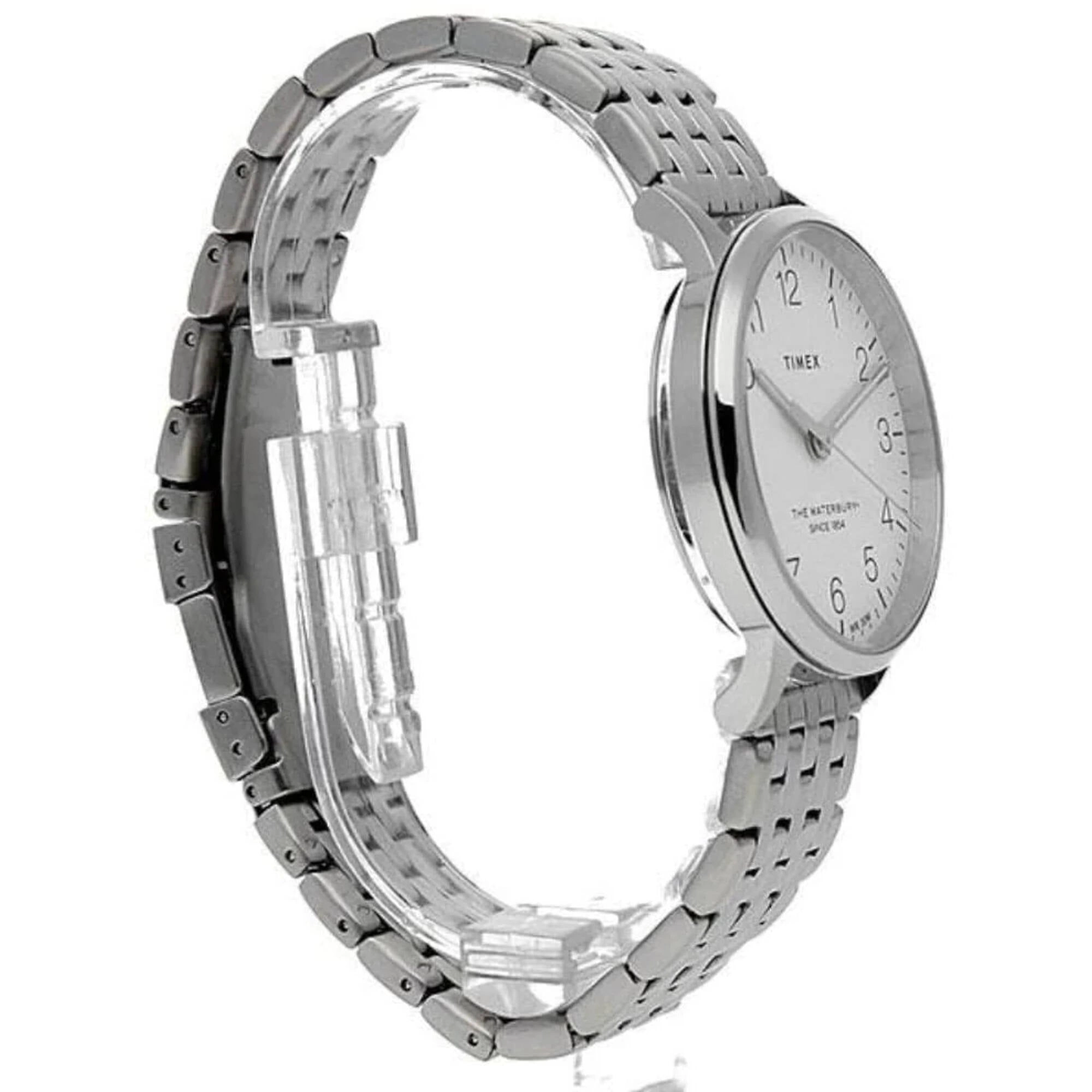 Timex Women's Watch - Waterbury Quartz White Dial Stainless Steel Bracelet | Tw2R72600