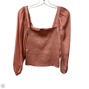 Top Long Sleeve By J. Crew In Pink, Size: Xs