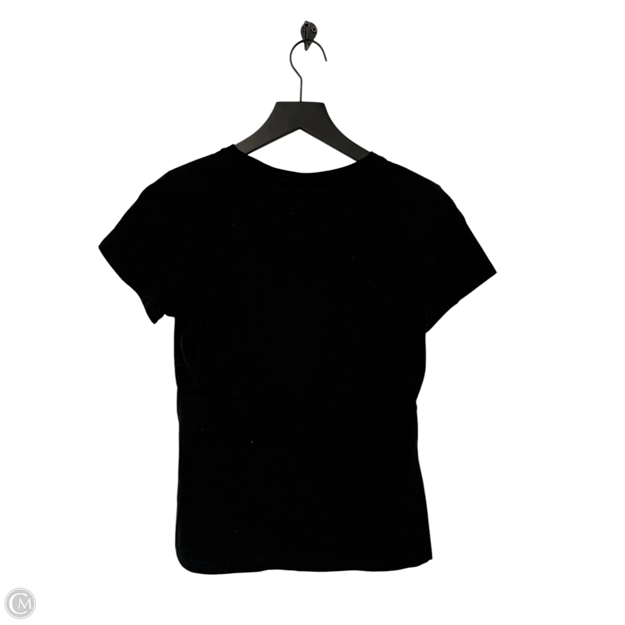 Top Short Sleeve Basic By Clothes Mentor In Black, Size: M