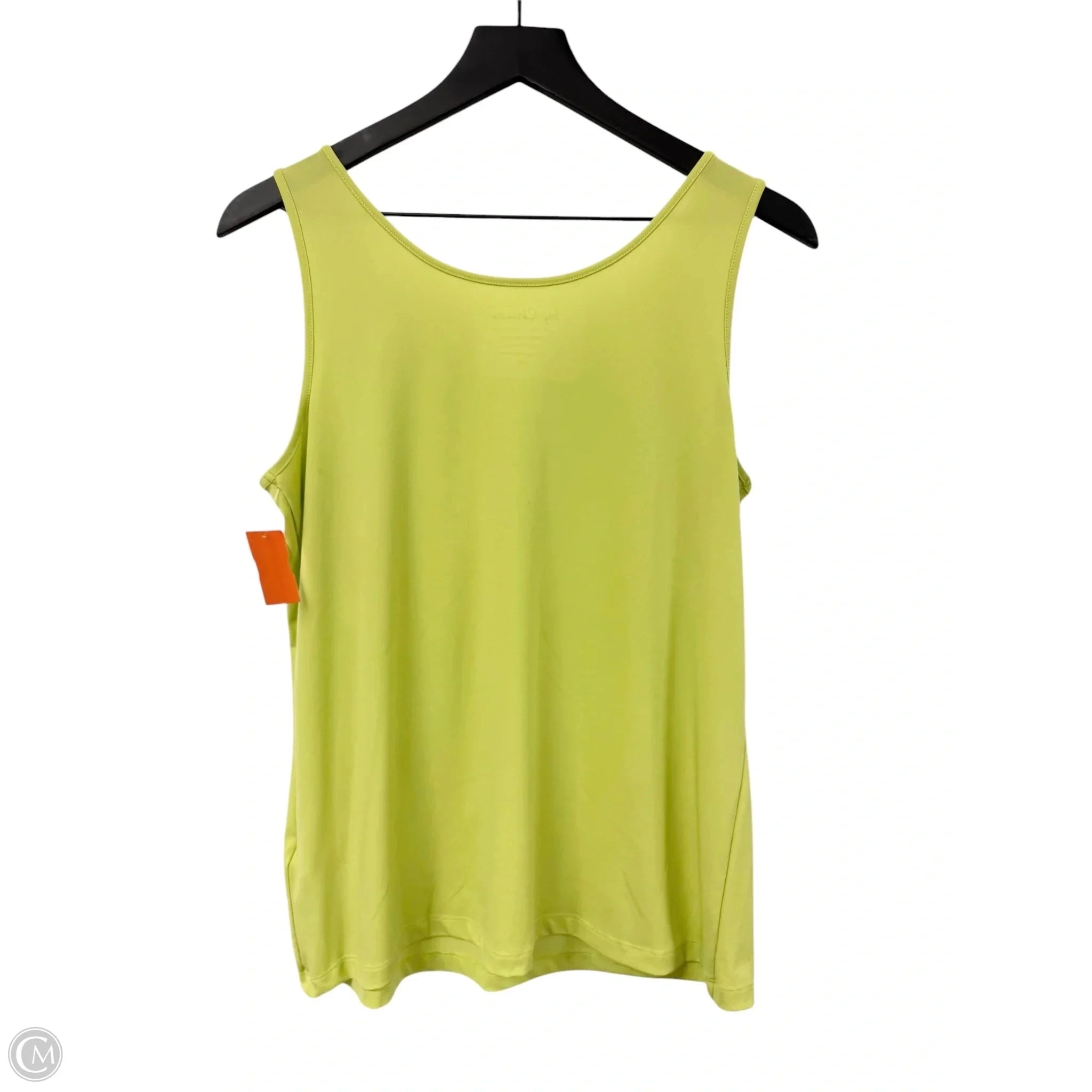 Top Sleeveless Basic By Chicos In Green, Size: M