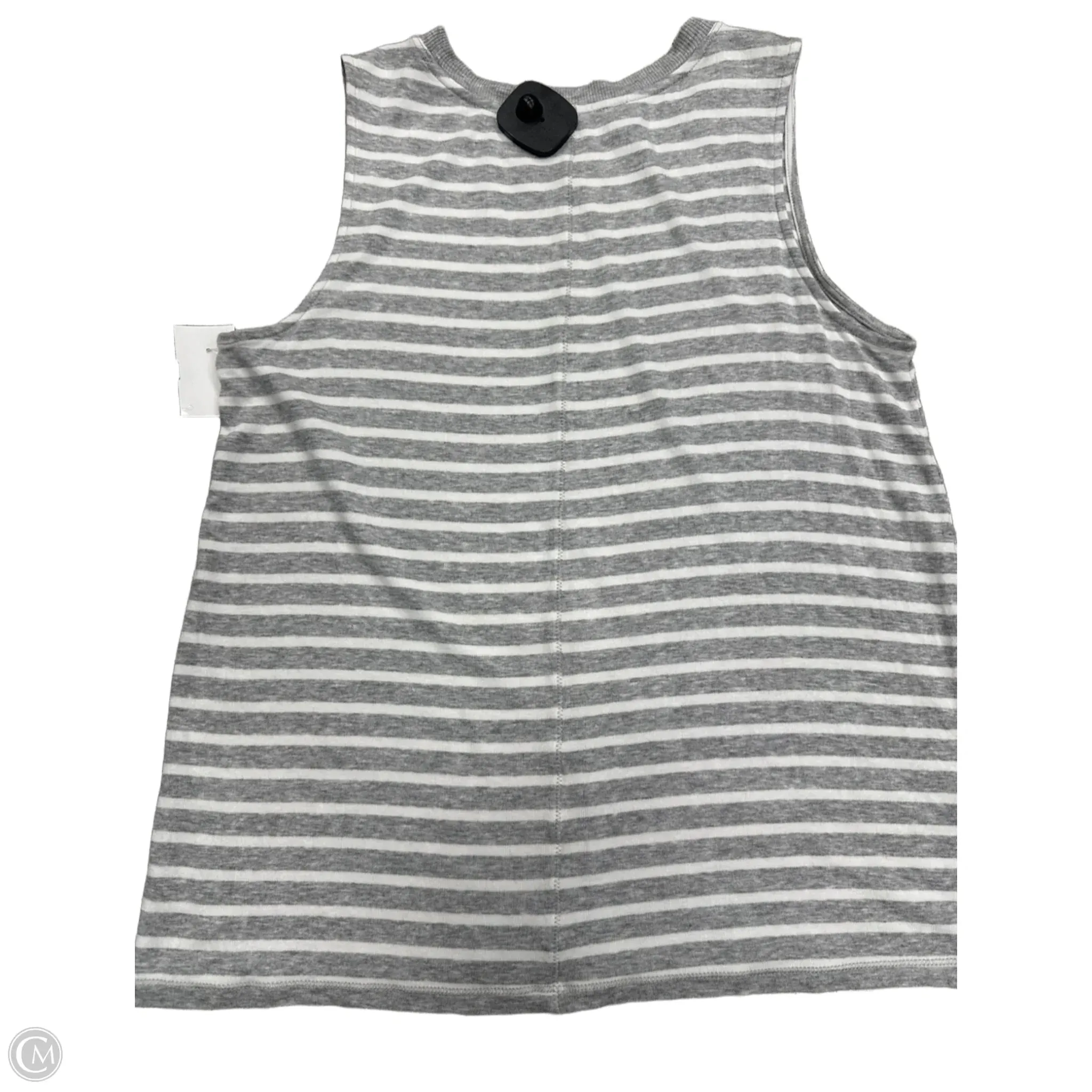 Top Sleeveless Basic By Loft In Grey, Size: M