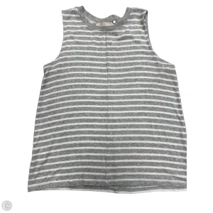 Top Sleeveless Basic By Loft In Grey, Size: M