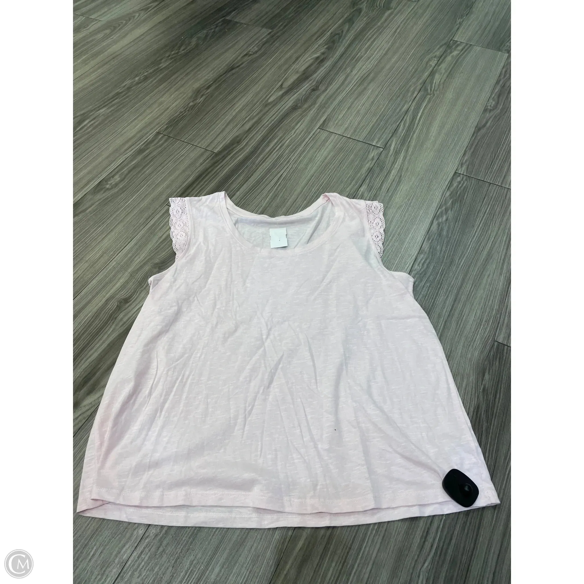 Top Sleeveless By Ana In Pink, Size: Xl