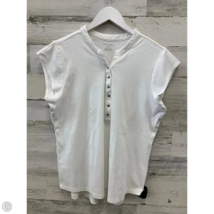 Top Sleeveless By Calvin Klein In White, Size: L