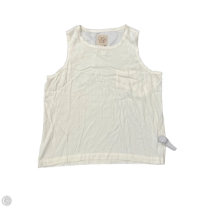 Top Sleeveless By Chaser In Cream, Size: L