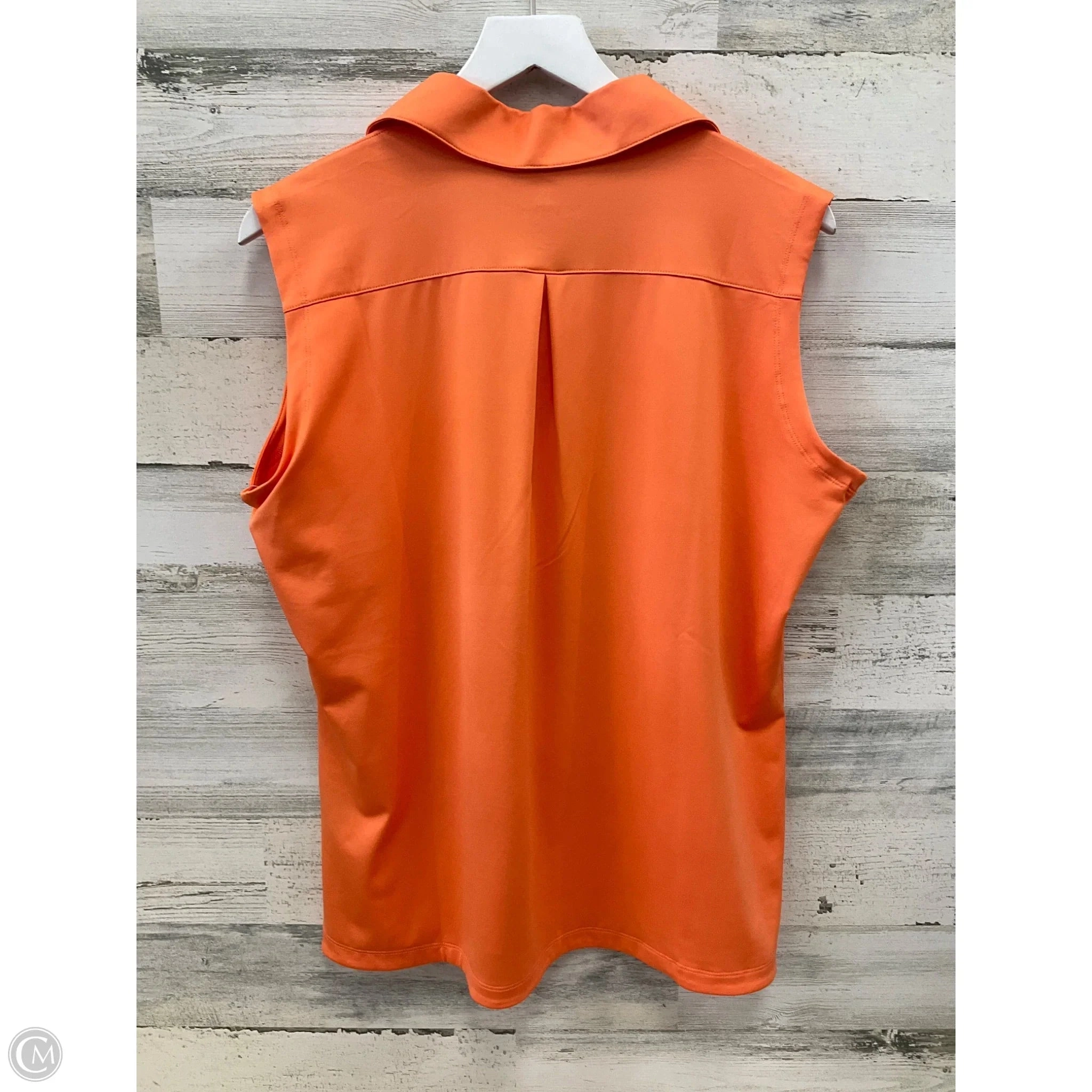Top Sleeveless By Clothes Mentor In Orange, Size: Xl