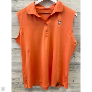 Top Sleeveless By Clothes Mentor In Orange, Size: Xl