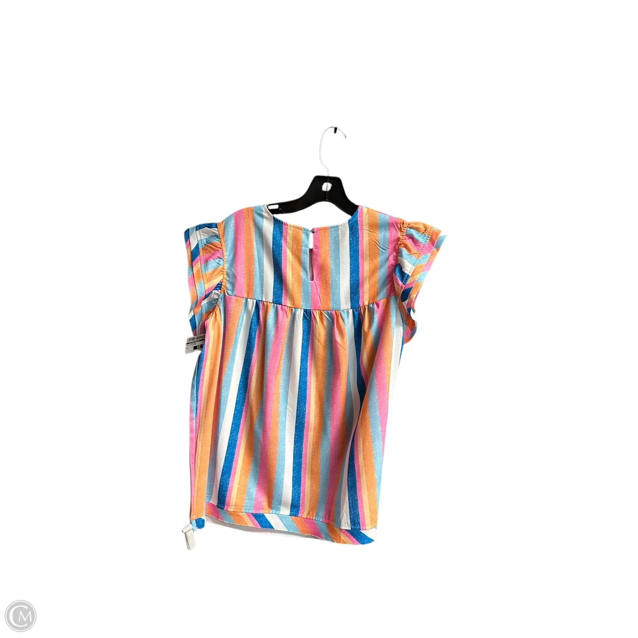 Top Sleeveless By Clothes Mentor In Striped Pattern, Size: L