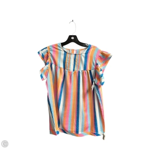 Top Sleeveless By Clothes Mentor In Striped Pattern, Size: L