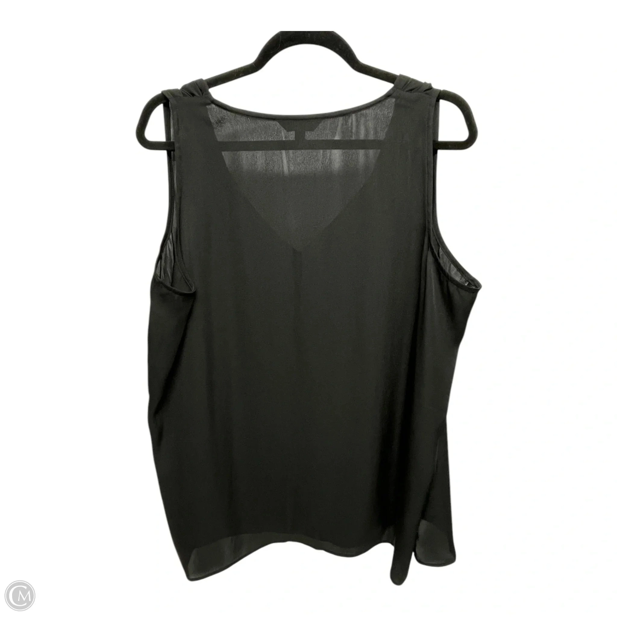 Top Sleeveless By Express In Black, Size: Xl