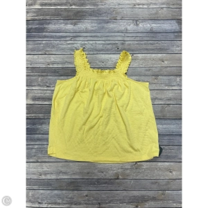 Top Sleeveless By Lc Lauren Conrad In Yellow, Size: Xl
