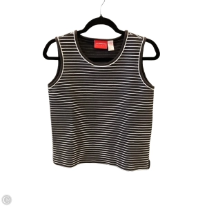 Top Sleeveless By Liz Claiborne In Striped Pattern, Size: S