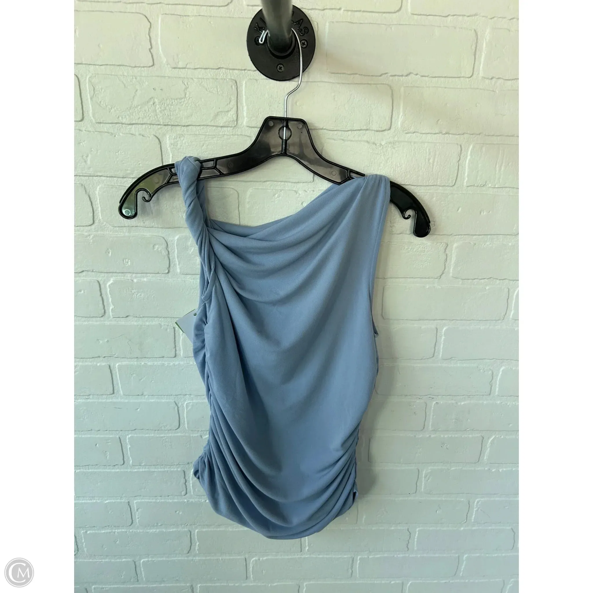 Top Sleeveless By Loft In Blue, Size: M