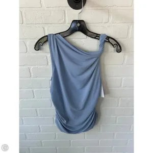 Top Sleeveless By Loft In Blue, Size: M