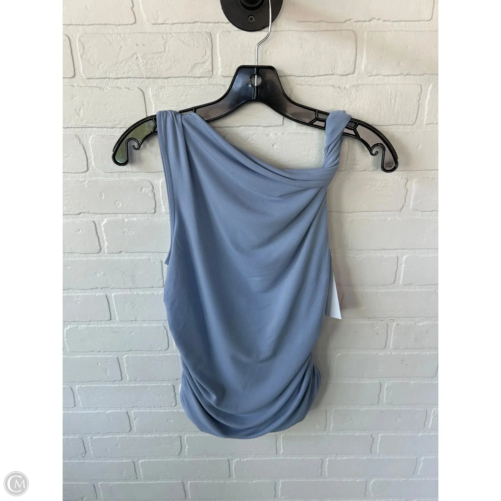 Top Sleeveless By Loft In Blue, Size: M