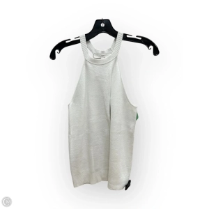 Top Sleeveless By Loft In White, Size: M