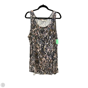Top Sleeveless By Logo In Multi-colored, Size: 2x