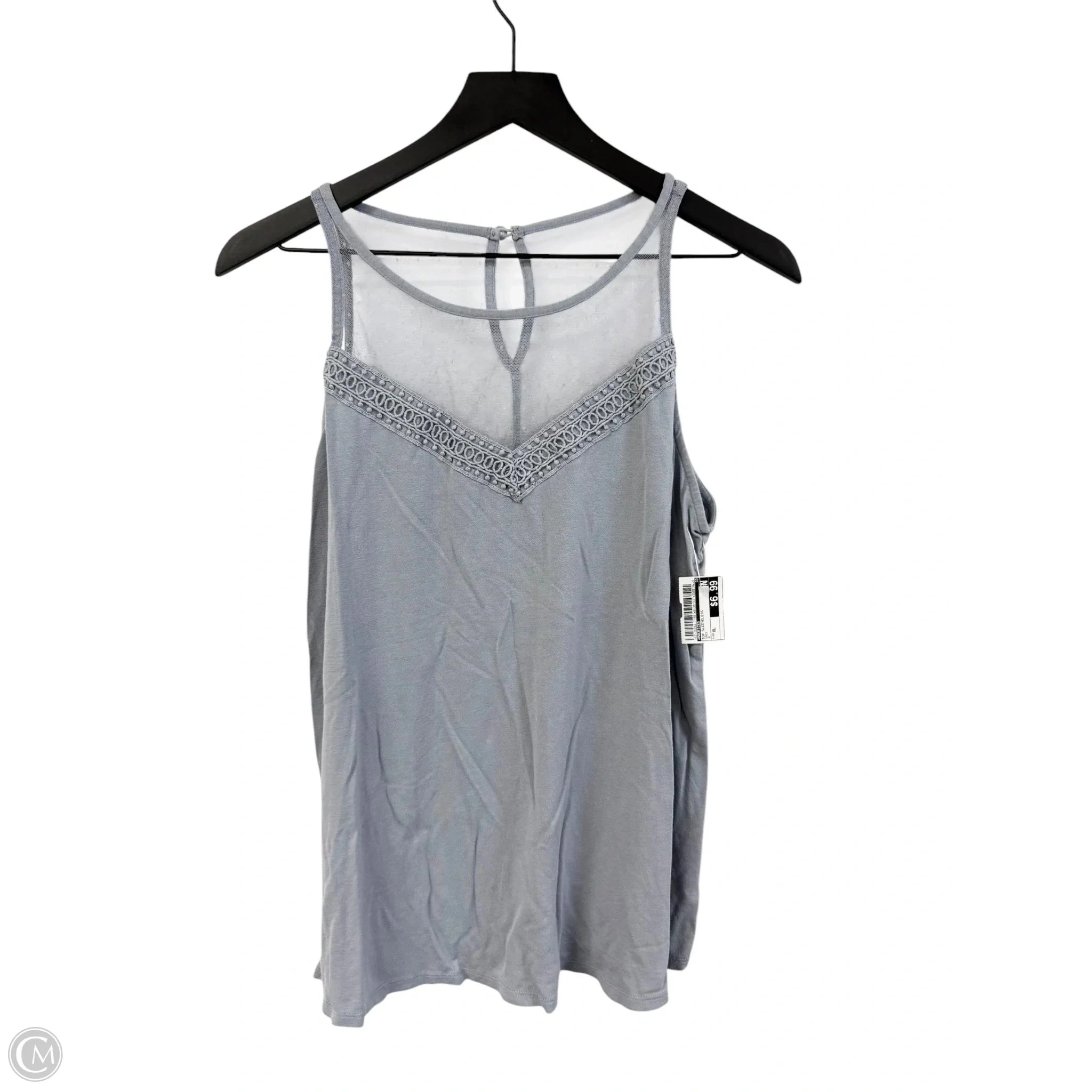 Top Sleeveless By Maurices In Grey, Size: Xl