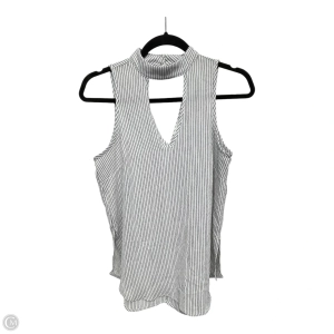 Top Sleeveless By Soprano In Striped Pattern, Size: S