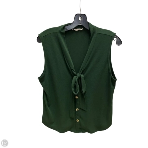 Top Sleeveless By Sweet Rain In Green, Size: L