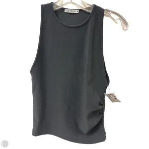 Top Sleeveless By Zara In Black, Size: M