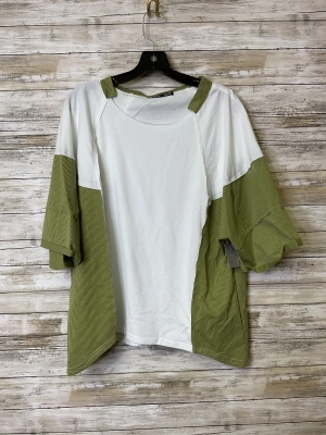 Top Ss By Shein In Green & White, Size:L