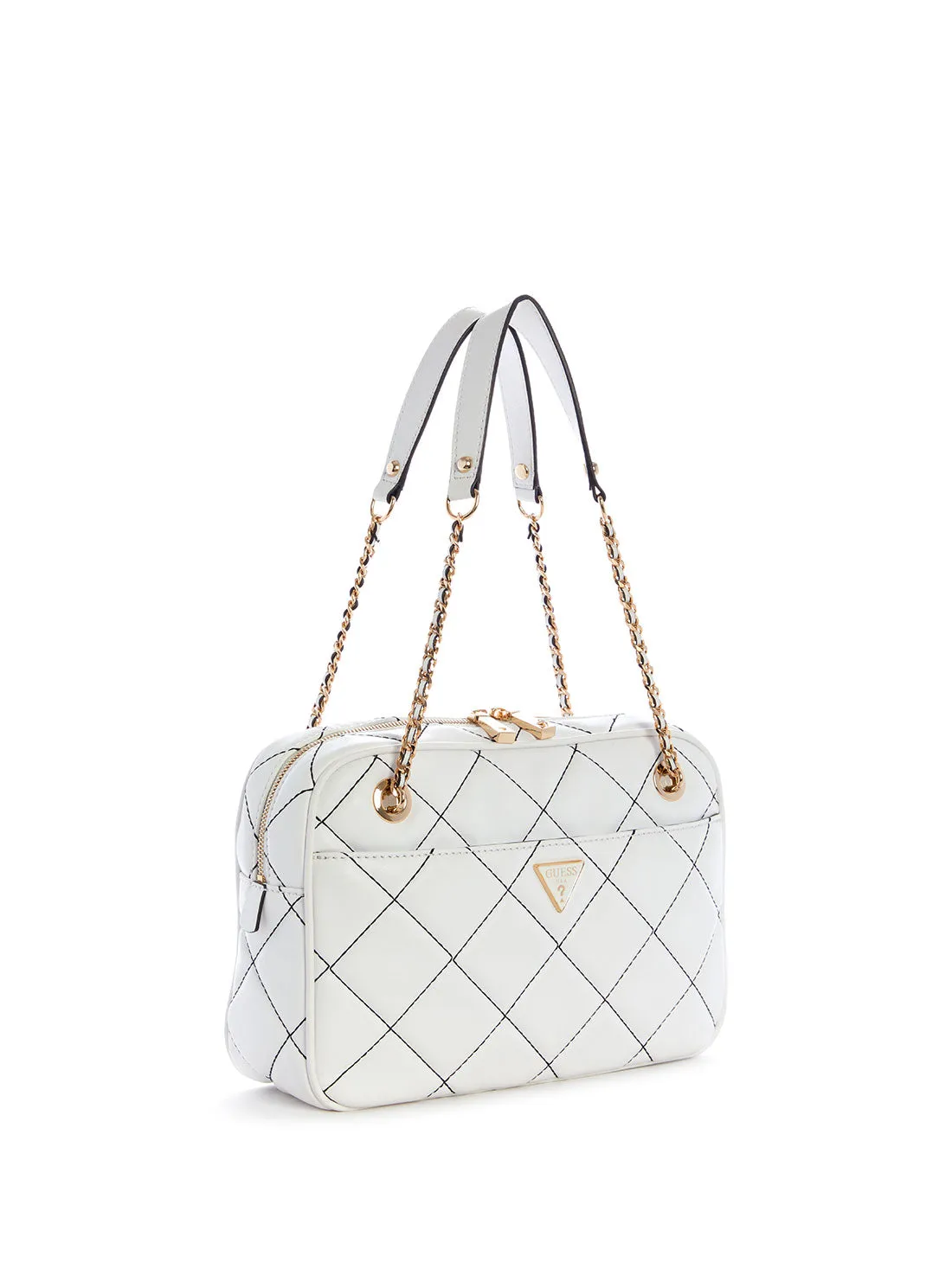 White Multi Cessily Shoulder Bag