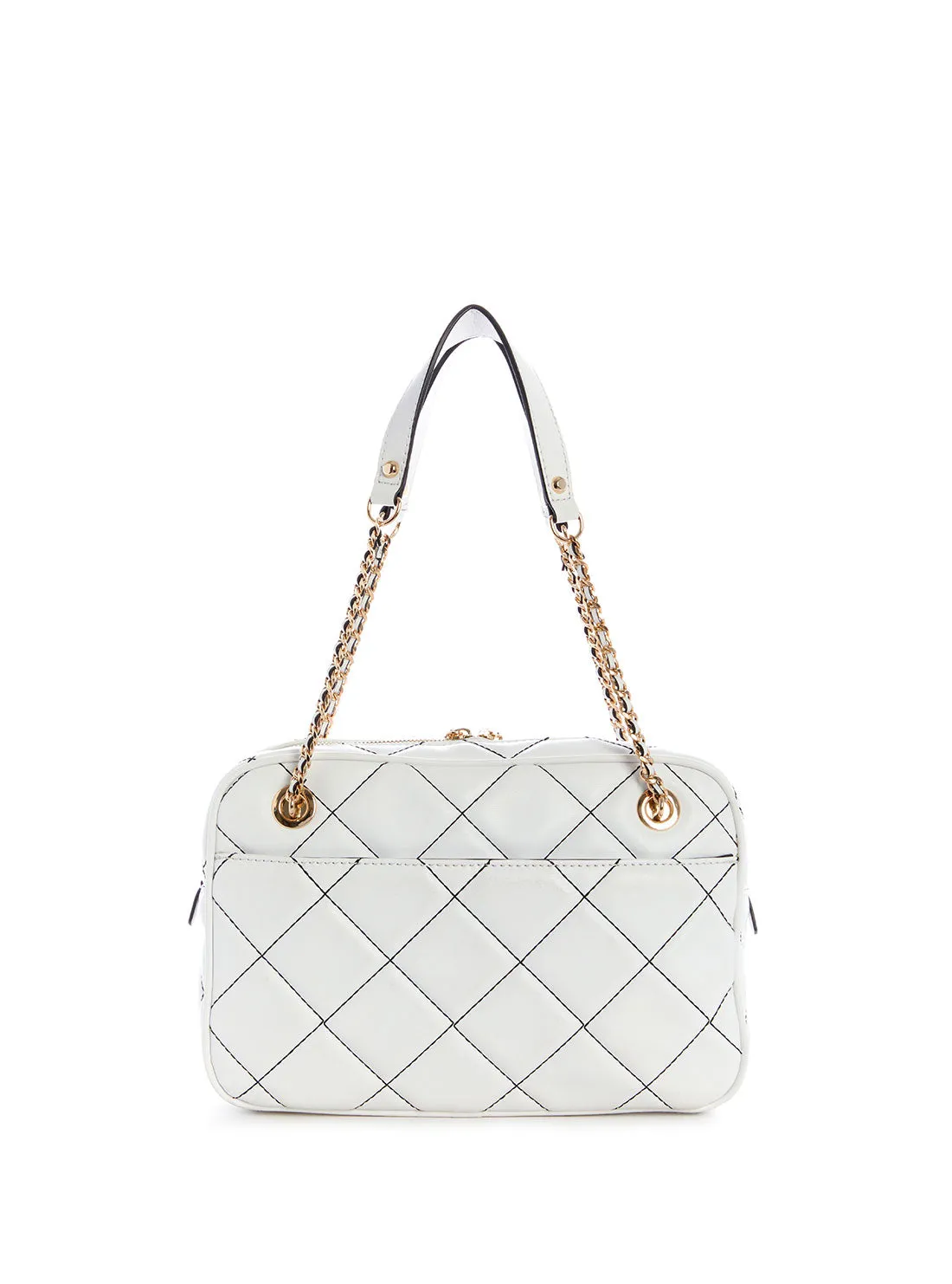 White Multi Cessily Shoulder Bag