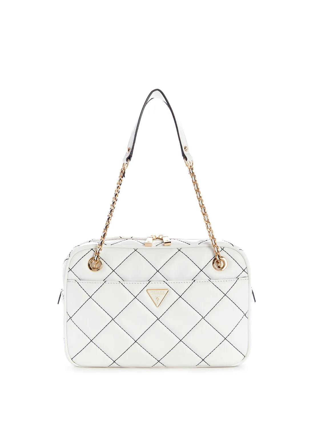 White Multi Cessily Shoulder Bag