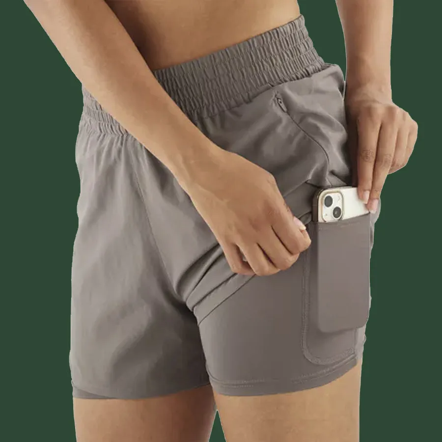 Women's Salomon Shakeout Core 2in1 Shorts 4"