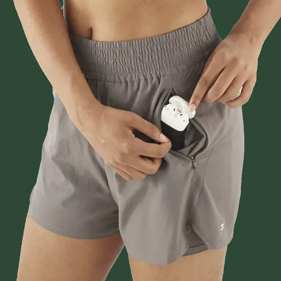 Women's Salomon Shakeout Core 2in1 Shorts 4"