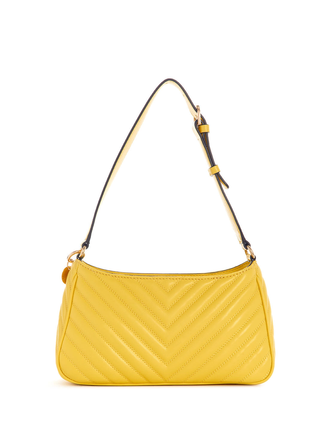 Yellow Keillah Quilted Shoulder Bag